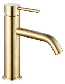 Смеситель для раковины AQUAme Siena AQM6210BG шлифованное золото